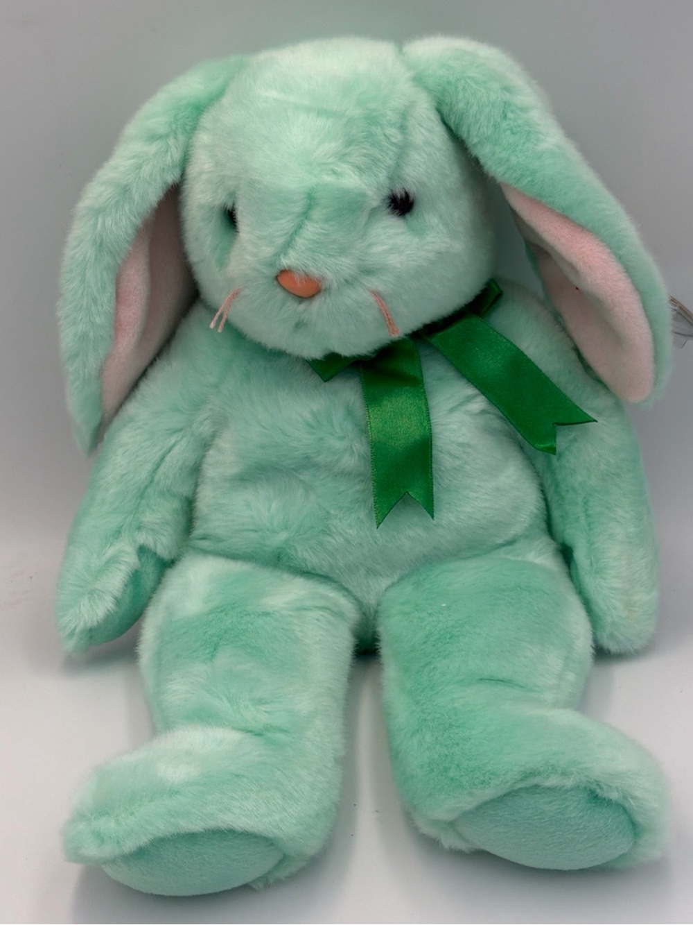 Ty Beanie Buddy Hippity Bunny Plush Mint Green Rabbit Large With Tag Easter